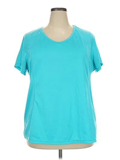 Pre-owned Xersion Active T-shirt In Teal