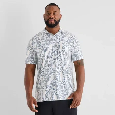 Xersion Big And Tall Mens Short Sleeve Polo Shirt In Multi