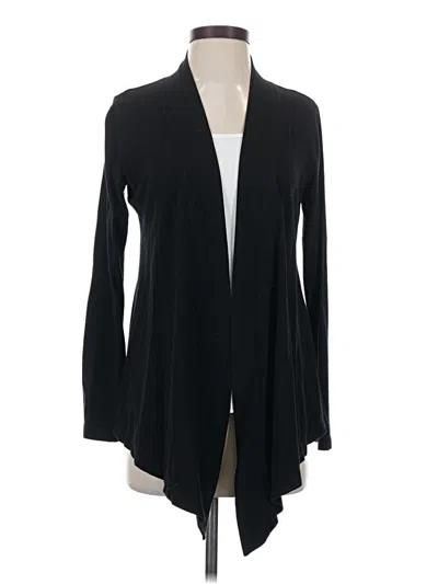 Pre-owned Xersion Cardigan Sweater In Black