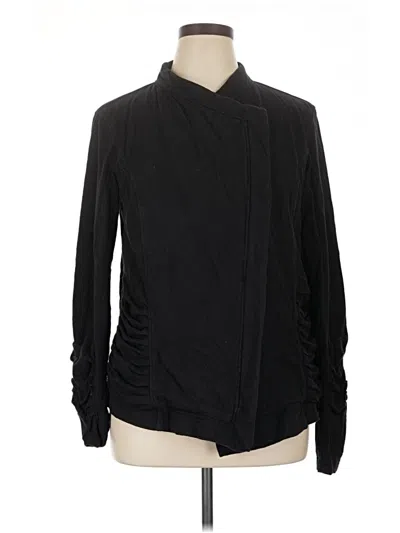 Pre-owned Xersion Cardigan Sweater In Black