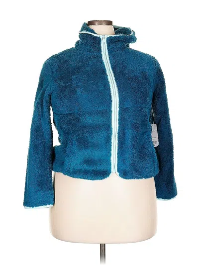 Pre-owned Xersion Cardigan Sweater In Blue