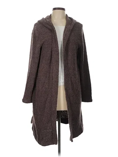 Pre-owned Xersion Cardigan Sweater In Brown