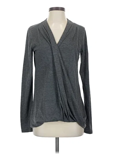 Pre-owned Xersion Cardigan Sweater In Gray