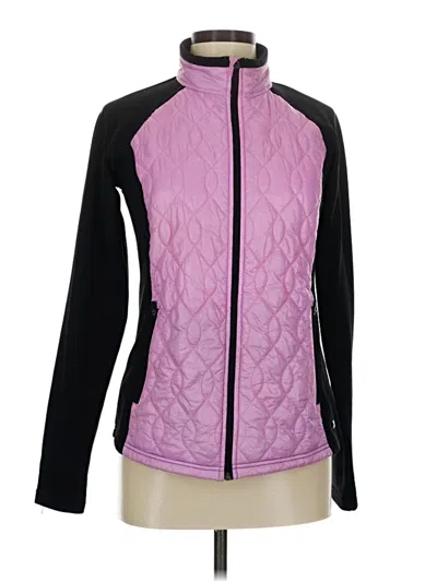 Pre-owned Xersion Cardigan Sweater In Pink