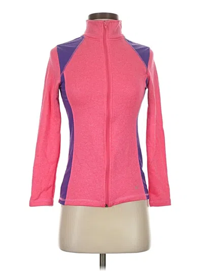 Pre-owned Xersion Cardigan Sweater In Pink