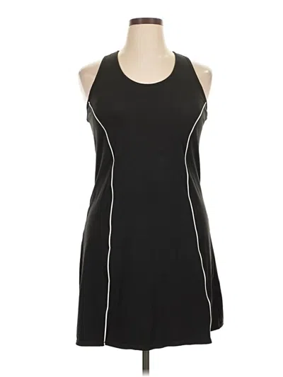 Pre-owned Xersion Casual Dress In Black