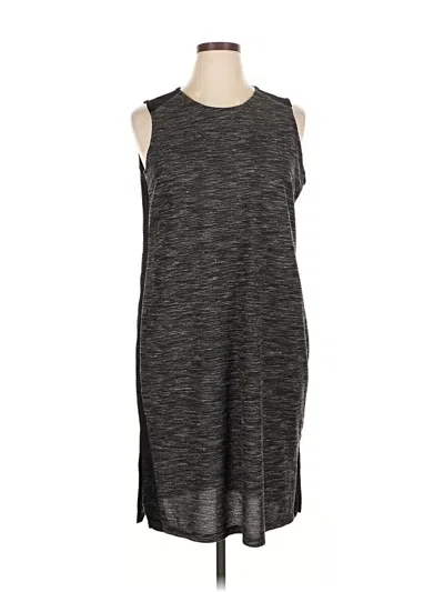 Pre-owned Xersion Casual Dress In Gray