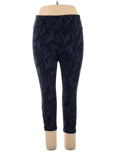 Pre-owned Xersion Casual Pants In Blue