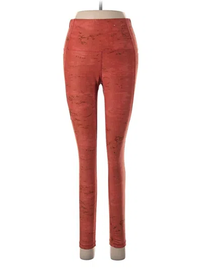 Pre-owned Xersion Casual Pants In Orange