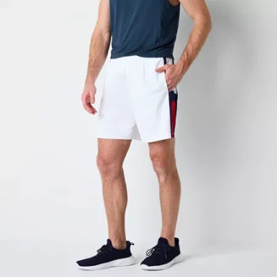 Xersion Colorblock Mens 7" Running Short In White