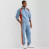 Xersion Cotton Fleece Blend Mens Regular Fit Fleece Sweatpant In Blue