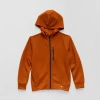 Xersion Double Knit Fleece Little & Big Kid Boys Long Sleeve Fleece Zipper Active Hoodie In Orange