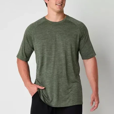 Xersion Everair Everair Mens Crew Neck Short Sleeve Quick Dry Active Big And Tall T-shirt In Green