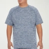 Xersion Everair Mens Crew Neck Short Sleeve Quick Dry Active Big And Tall T-shirt In Blue