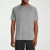 Xersion Everair Mens Crew Neck Short Sleeve Quick Dry Active T-shirt In Gray