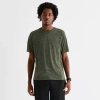 Xersion Everair Mens Crew Neck Short Sleeve Quick Dry Active T-shirt In Green