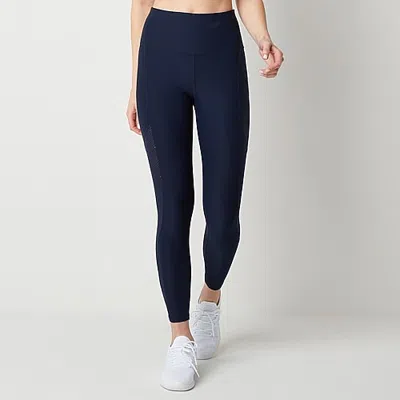 Xersion Evercontour Tall Womens High Rise 7/8 Ankle Legging In Blue
