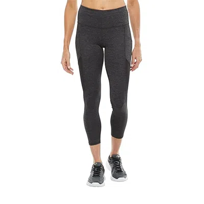 Xersion Evercontour Womens High Rise Quick Dry 7/8 Ankle Leggings In Black
