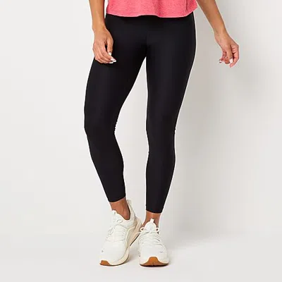 Xersion Evercontour+ Womens Moisture Wicking High Rise 25" 7/8 Ankle Legging In Black