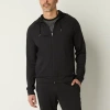 Xersion Everultra-lite Mens Lightweight Track Jacket In Black