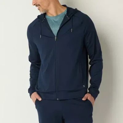Xersion Everultra-lite Mens Lightweight Track Jacket In Blue