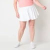 Xersion Everultra-lite Womens Quick Dry Plus Flounce Skort In White