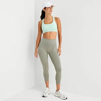 Xersion Everultra Womens High Rise 23" Cropped Legging In Gray