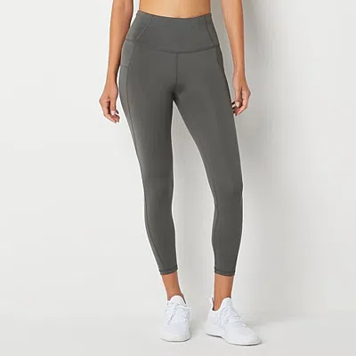 Xersion Everultra Womens High Rise Tall 7/8 Ankle Legging In Black