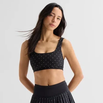 Xersion Everultra Womens Light Support Sports Bra 384762 In Black