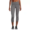 Xersion Everultra Womens Mid Rise Capri Leggings Tall In Gray