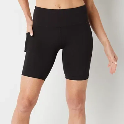 Xersion Everultra Womens Quick Dry Bike Short In Black
