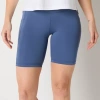 Xersion Everultra Womens Quick Dry Bike Short In Blue