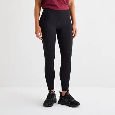 Xersion Everultra Womens Quick Dry High Rise 25" 7/8 Ankle Legging In Black