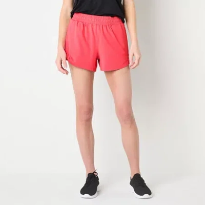 Xersion Everyday Womens Mid Rise Pull-on Short In Pink