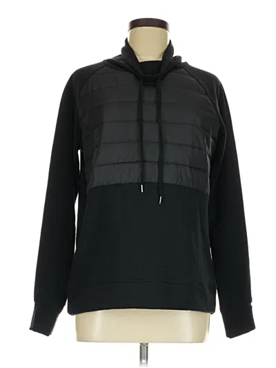 Pre-owned Xersion Fleece Jacket In Black