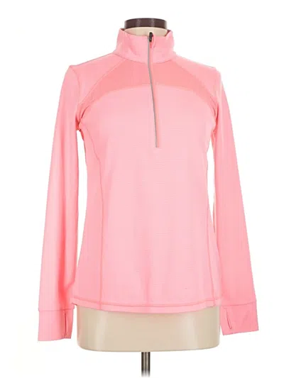 Pre-owned Xersion Fleece Jacket In Pink