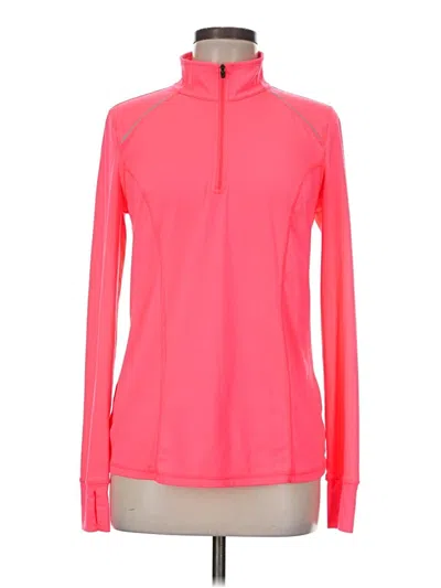 Pre-owned Xersion Fleece Jacket In Pink