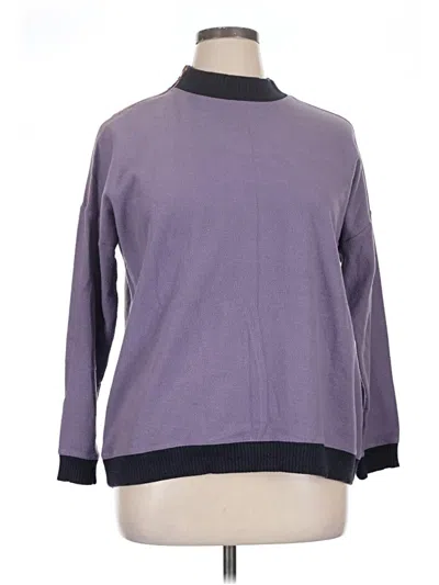 Pre-owned Xersion Fleece Jacket In Purple