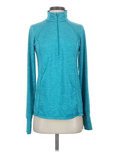 Pre-owned Xersion Fleece Jacket In Teal