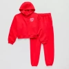 Xersion Fleece Little & Big Kid Girls 2-pc. Pant Set In Red
