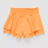 Xersion Flowy Little & Big Kid Girls Mid Rise Pull-on Short In Orange