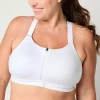 Xersion High Support Sports Bra Plus In White