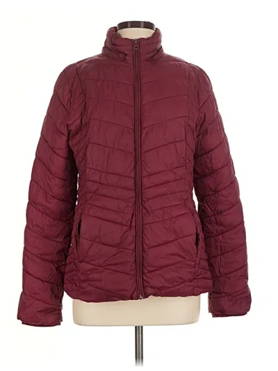 Pre-owned Xersion Jacket In Burgundy