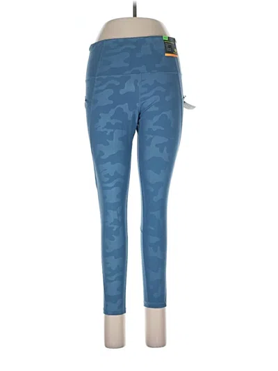 Pre-owned Xersion Leggings In Blue