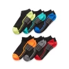 Xersion Little & Big Kid Boys 6 Pair Low Cut Socks In Black