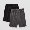 Xersion Little & Big Kid Boys Adjustable Waist 2-pc. Basketball Short In Black