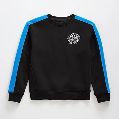 Xersion Little & Big Kid Boys Crew Neck Fleece Long Sleeve Sweatshirt In Multi
