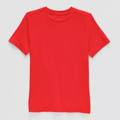 Xersion Little & Big Kid Boys Crew Neck Short Sleeve Active T-shirt In Red