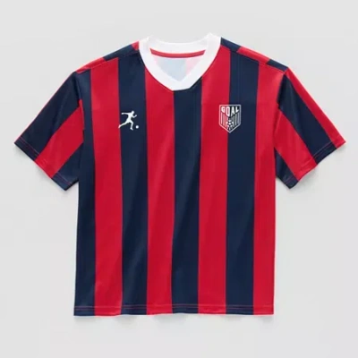 Xersion Little & Big Kid Boys Crew Neck Short Sleeve Jersey In Multi