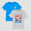 Xersion Little & Big Kid Boys Crew Neck Short Sleeve Regular Fit 2-pc. Graphic T-shirt In Blue